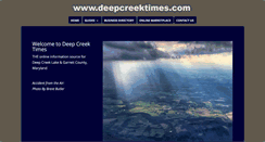 Desktop Screenshot of deepcreektimes.com