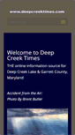 Mobile Screenshot of deepcreektimes.com